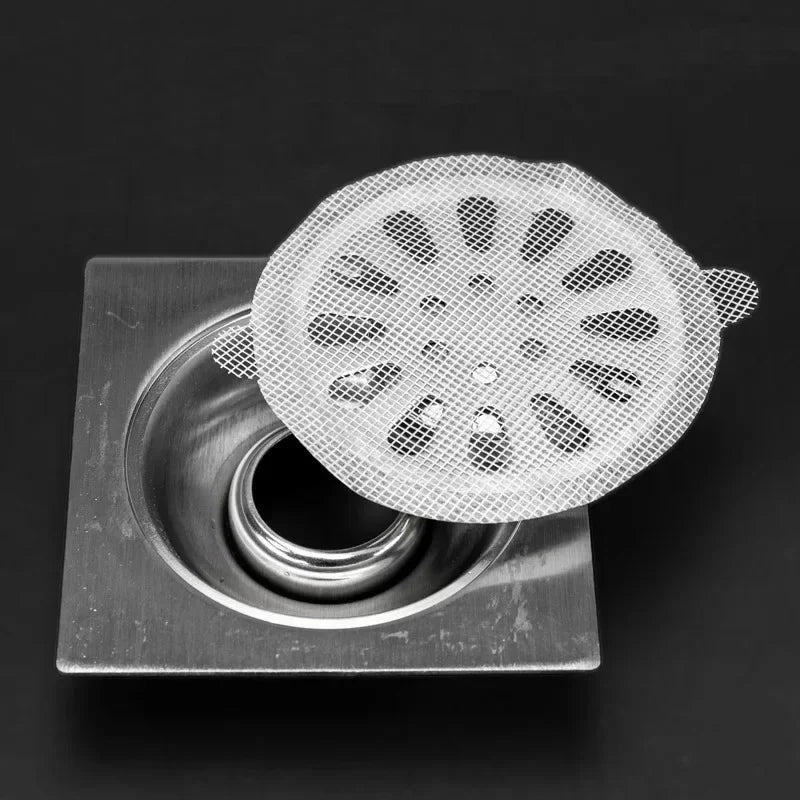 Disposable Drain Hair Catcher Stickers | Shower Mesh Filter