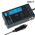 200W Car Power Inverter DC 12V/24V to AC 110V/220V 8-Port