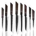 XITUO 1–8 Pc Japanese High Carbon Steel Chef Knife Set