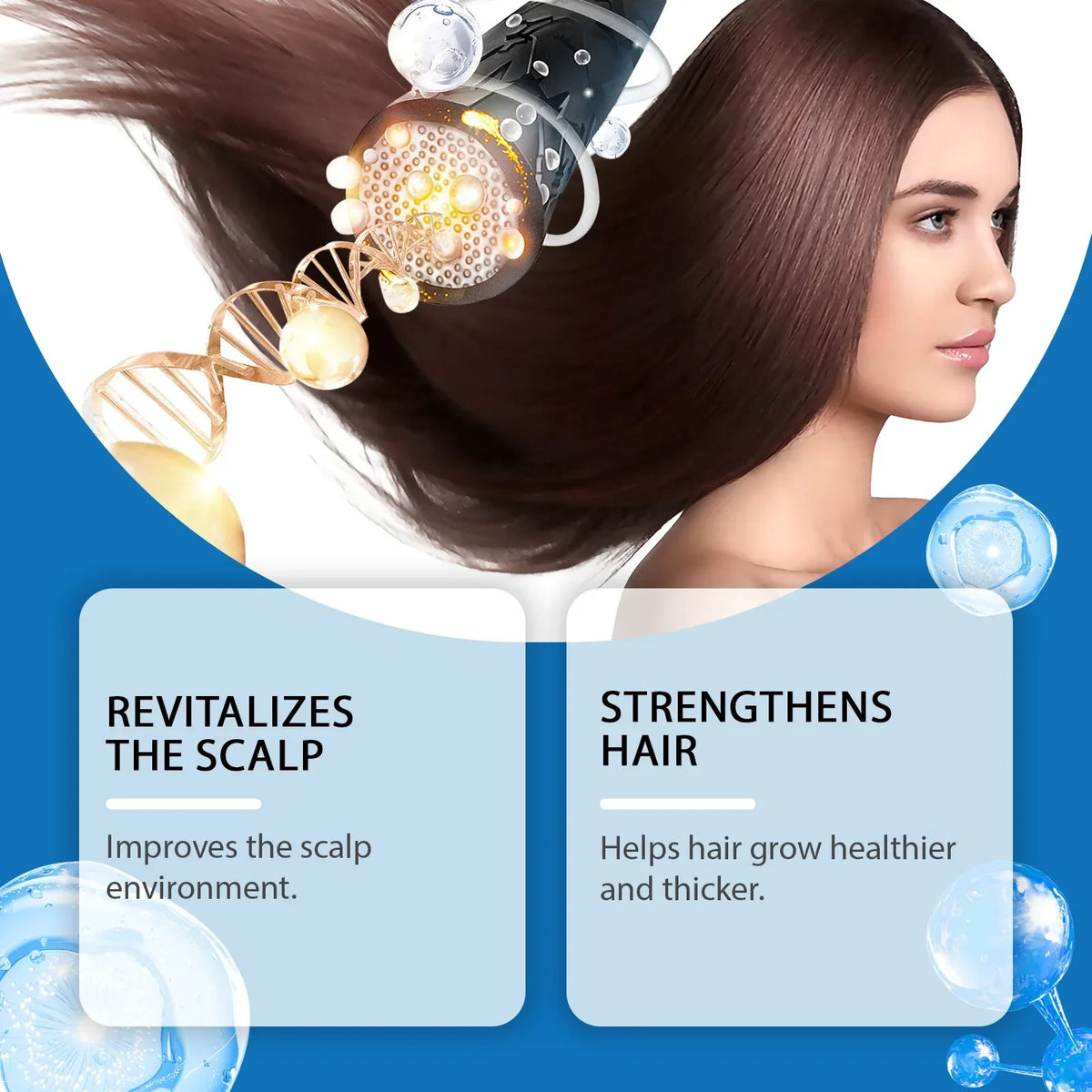 HOEGOA Rosemary Hair Growth Roller Serum | Scalp Essence 25ml