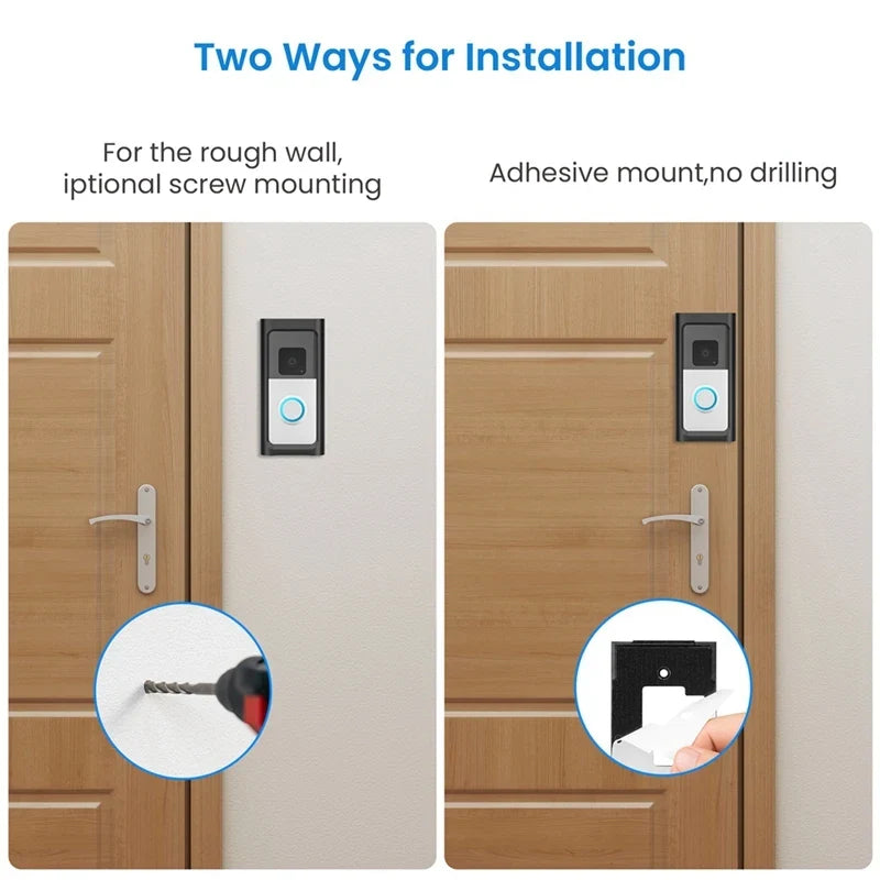 Y51A-Anti-Theft Video Doorbell Mount 2 3 4 Battery 2024 Release