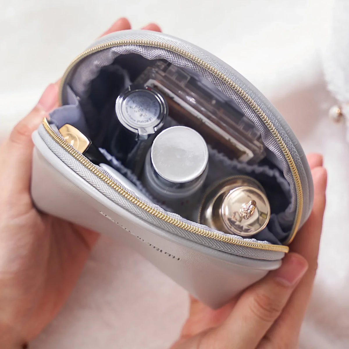 Lipstick Storage Pouch – Compact PU Leather Cosmetic Wallet Insert