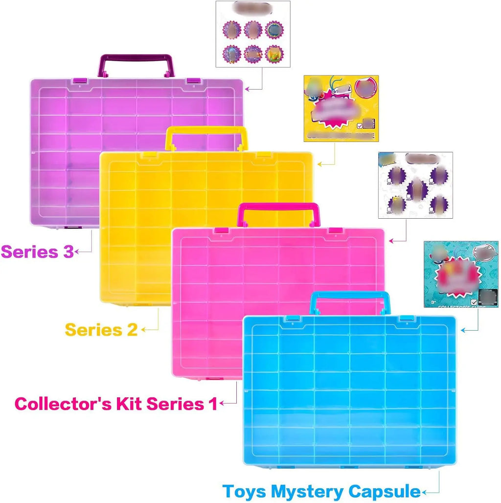 Mini Brands Storage Case – 48 Compartments for Series 1 2 3 4