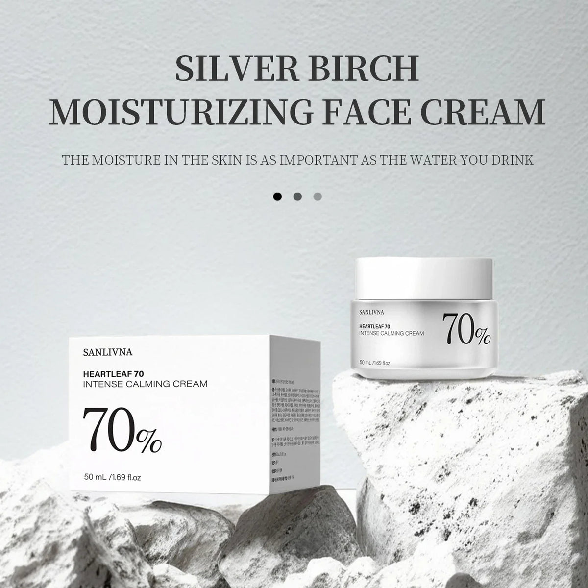 HEARTLEAF 70 Intense Soothing Moisturizing Cream – Dry Skin