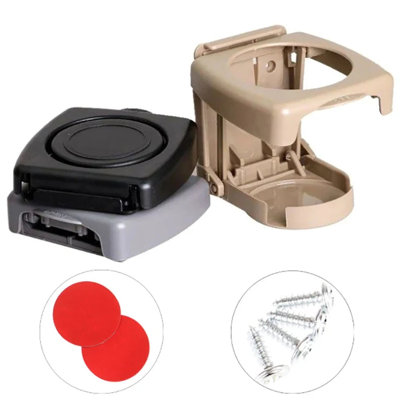 Universal Folding Car Cup Holder – Wall-Mount Drink Stand