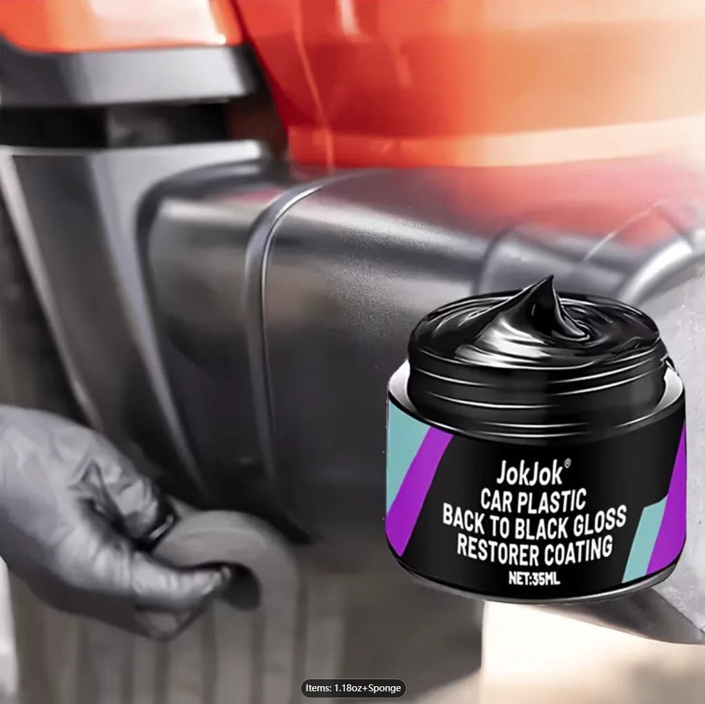 Car Interior Restoration Paste – Plastic & Rubber Polish Wax