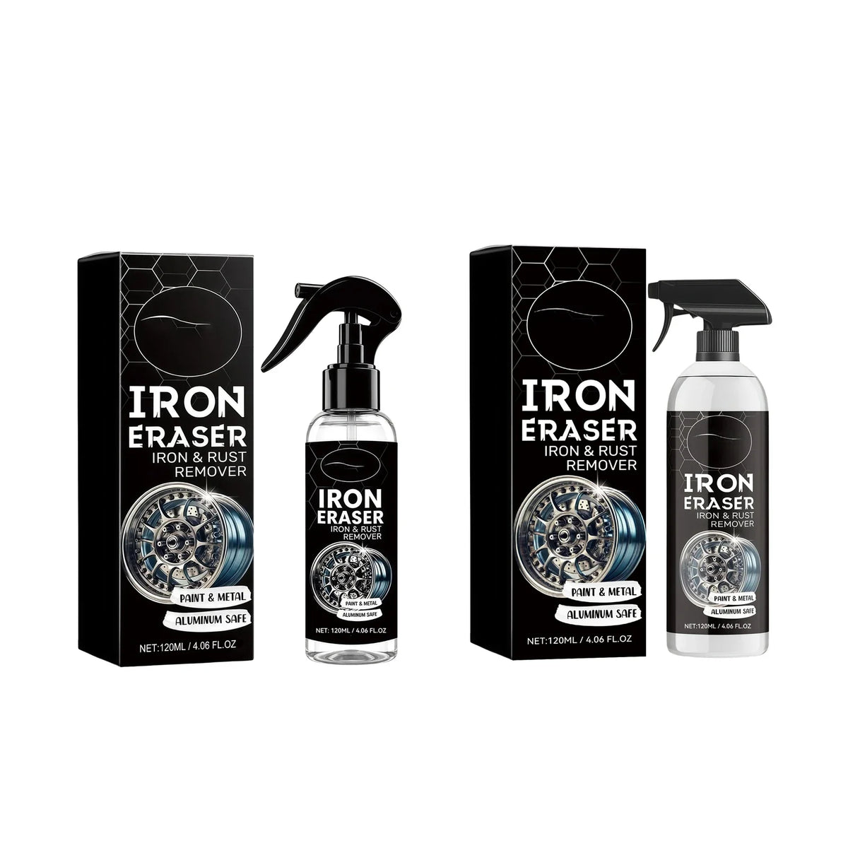 Car Rust Remover Spray | Iron & Brake Dust Cleaner 120ml
