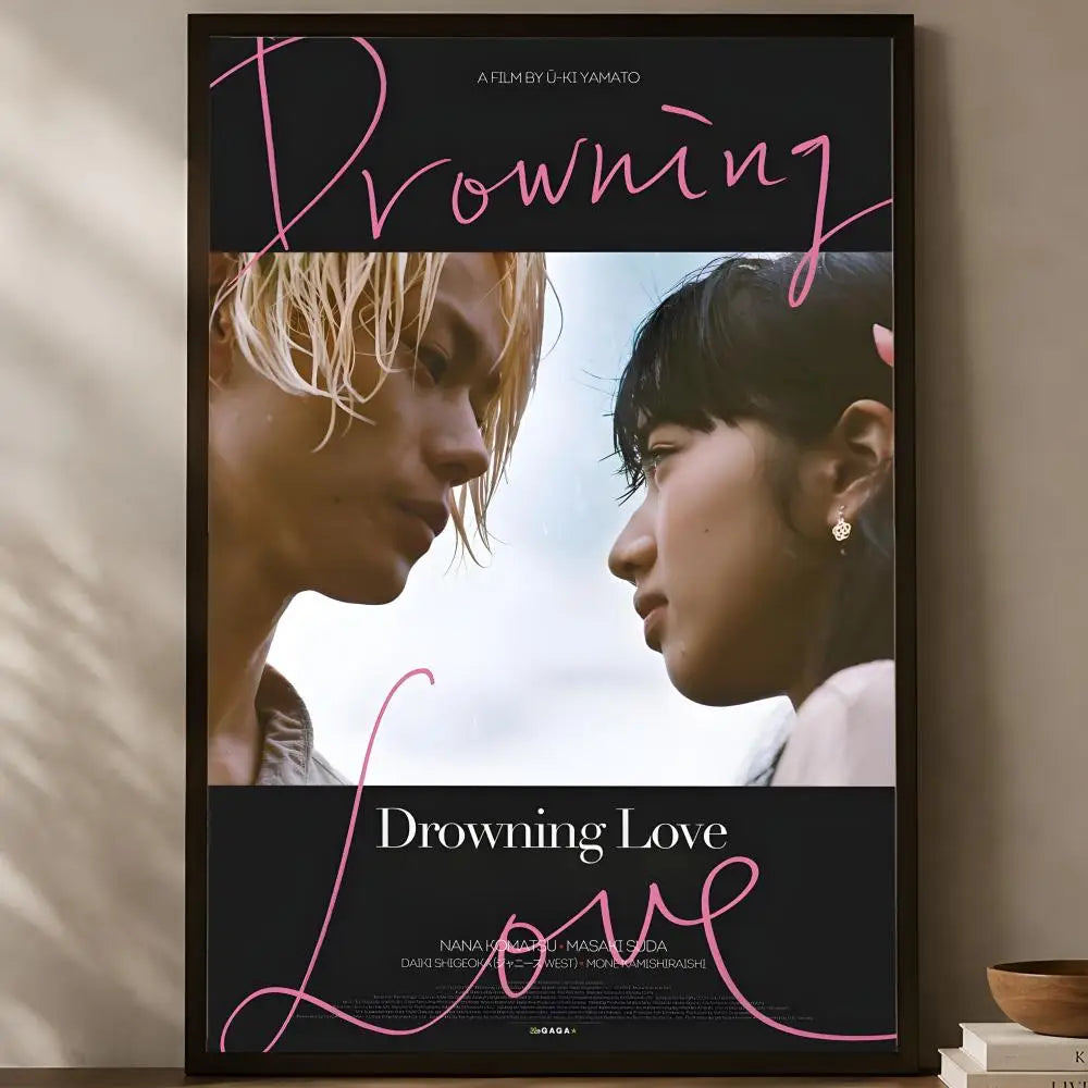 Drowning Love Movie Poster – Self-Stick HD Waterproof Wall Art