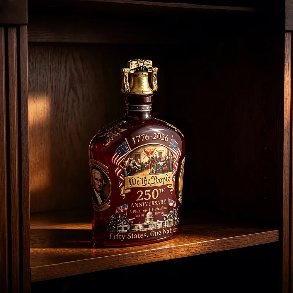 250th Anniversary Glass Decanter | 1776–2026 Collectible