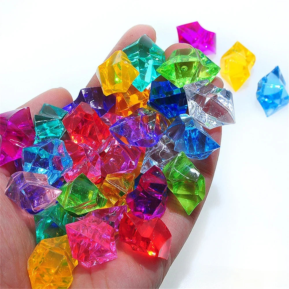 Acrylic Crystal Gems – Aquarium, Vase Filler & Decor (100/200pcs)