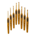 8-Piece Aluminum Crochet Hook Set – Ergonomic Knitting Needles