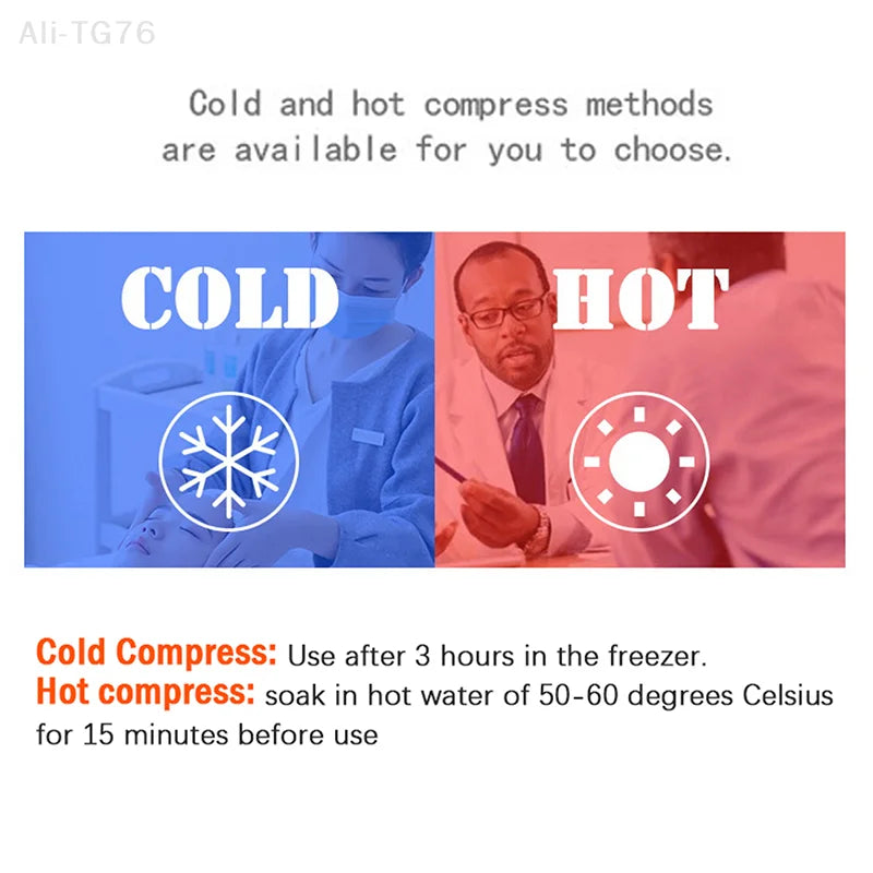 Cold & Hot Compress Gel Face Mask – Eye & Skin Compress