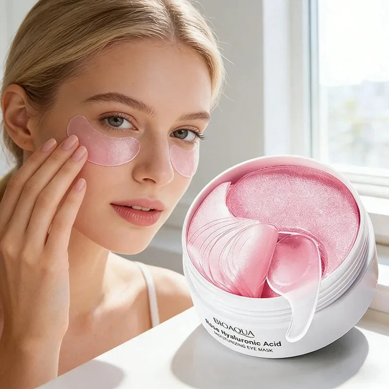 Bioaqua Rose Hyaluronic Acid Eye Mask – 60 Patches