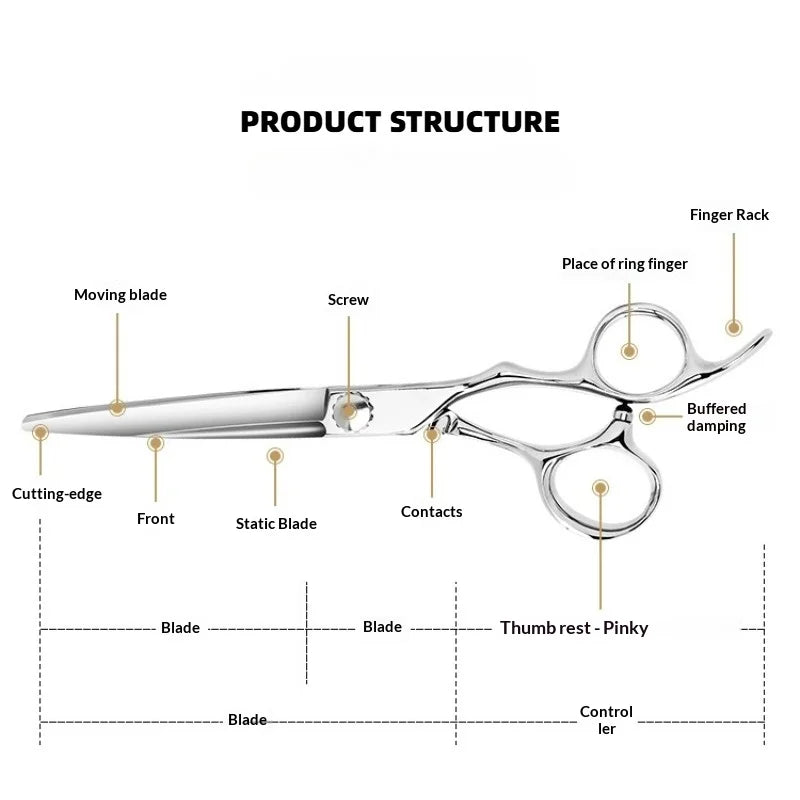 Professional Thinning Shears & Barber Scissors | ATS314 Steel