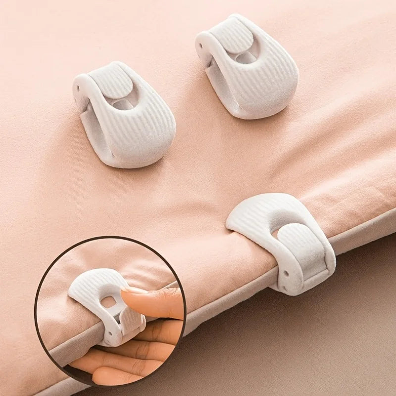 6-Pack Duvet Cover Clips – Anti-Slip Quilt Fastener Grippers