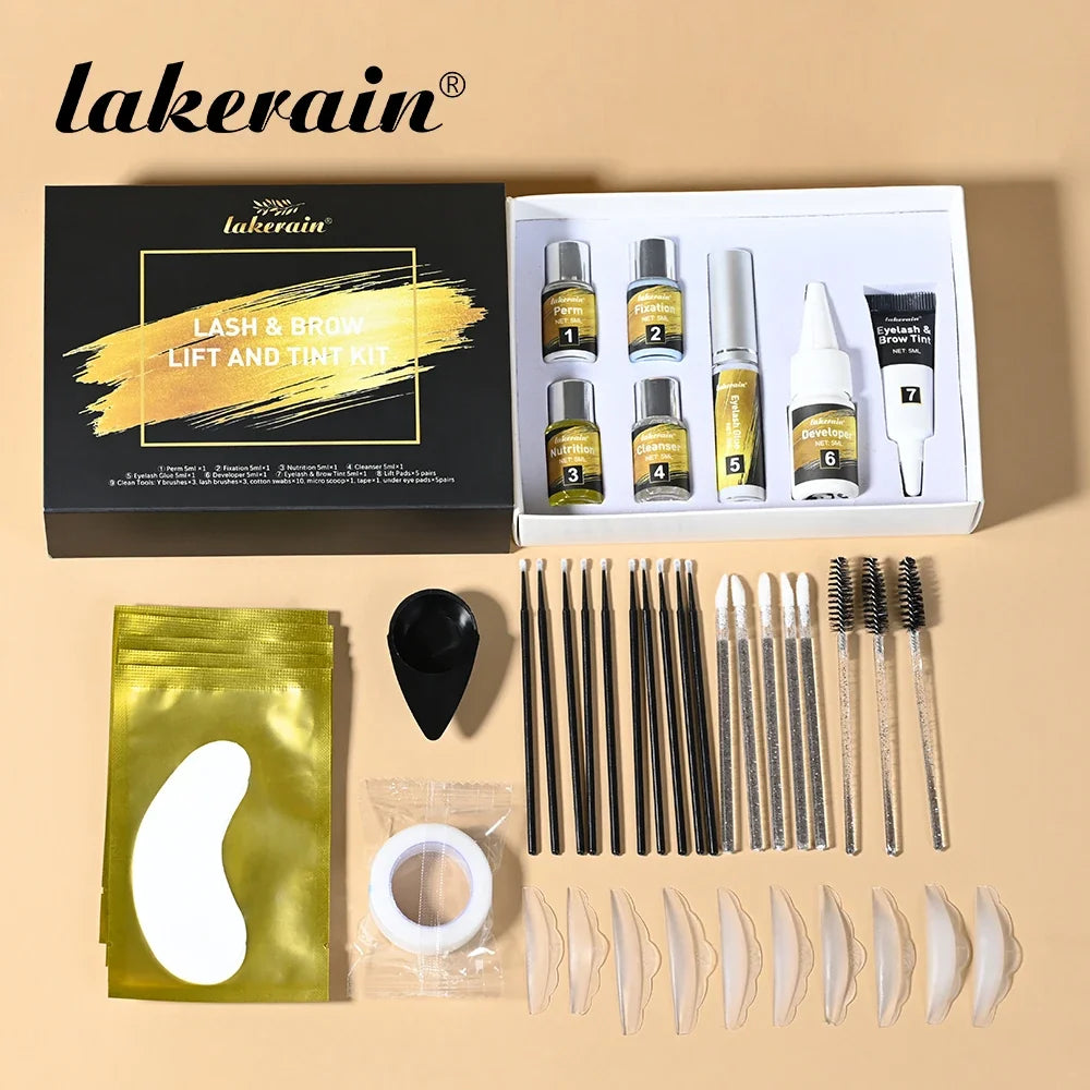 Lash Lift & Brow Lamination Tint Kit – Long-Lasting Home Salon