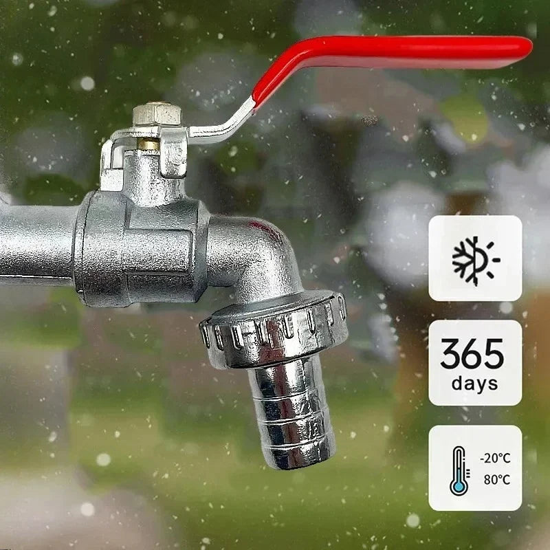 Single Control IBC Ton Bucket Accessories Zinc Alloy Faucet 1 2-3