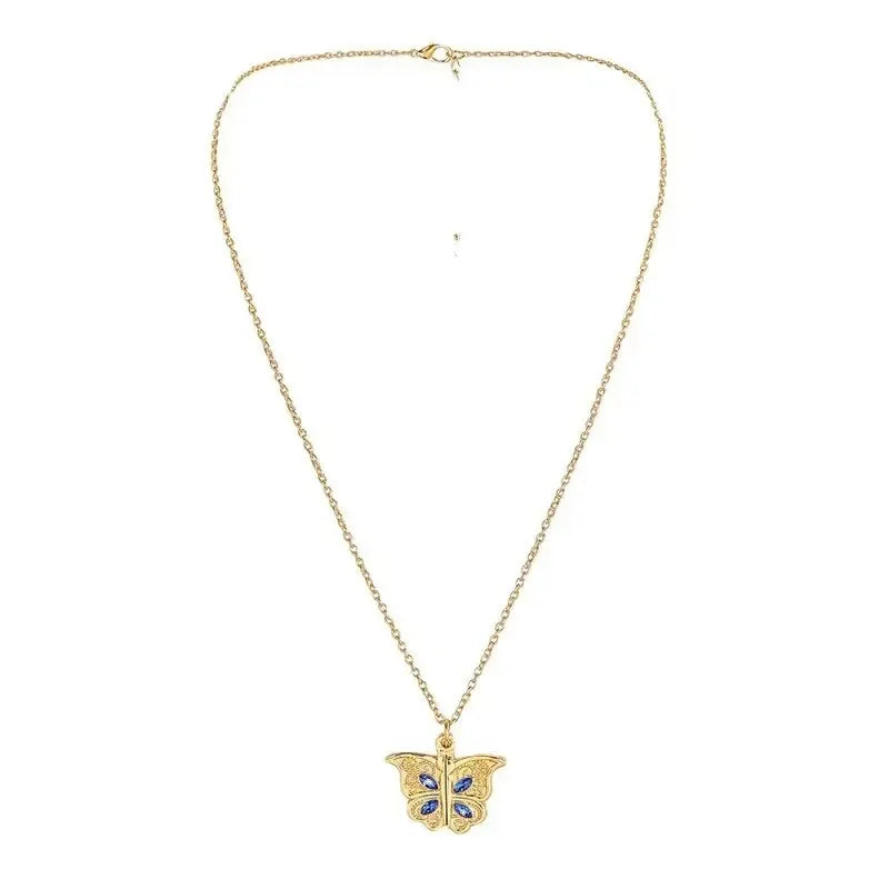 Butterfly "I Love You" Openable Pendant Necklace for Women