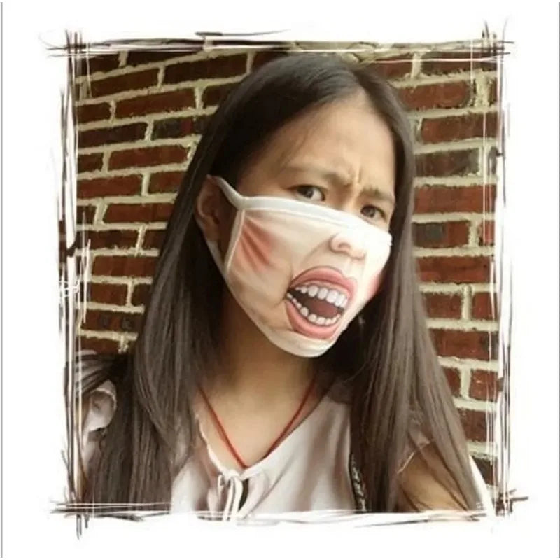 3D Puppy Face Mask – Soft Cotton Funny Unisex Animal Mouth Mask