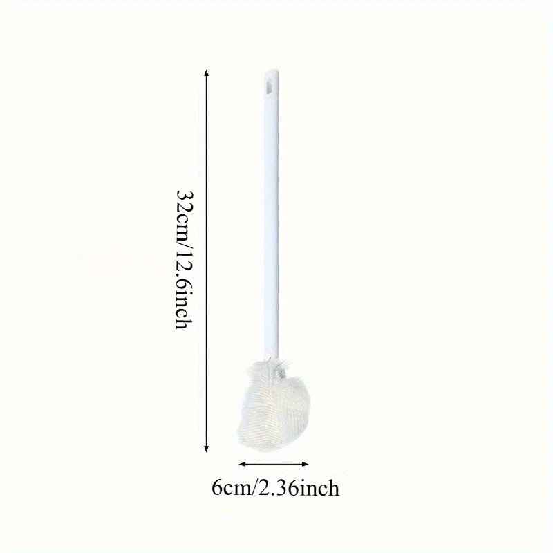 Long-Handle Silicone Bottle Brush for Narrow-Neck Bottles