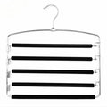 Five-layer Foam Pants Rack Plastic Rubber Coating Multi-layer