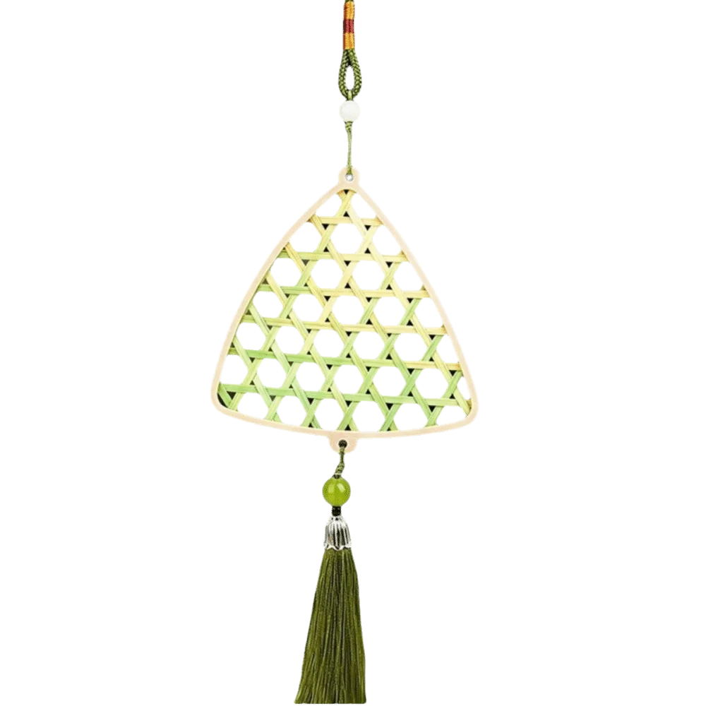 Handmade Bamboo Pendant Material Cat Butterfly Zongzi Dragon Boat