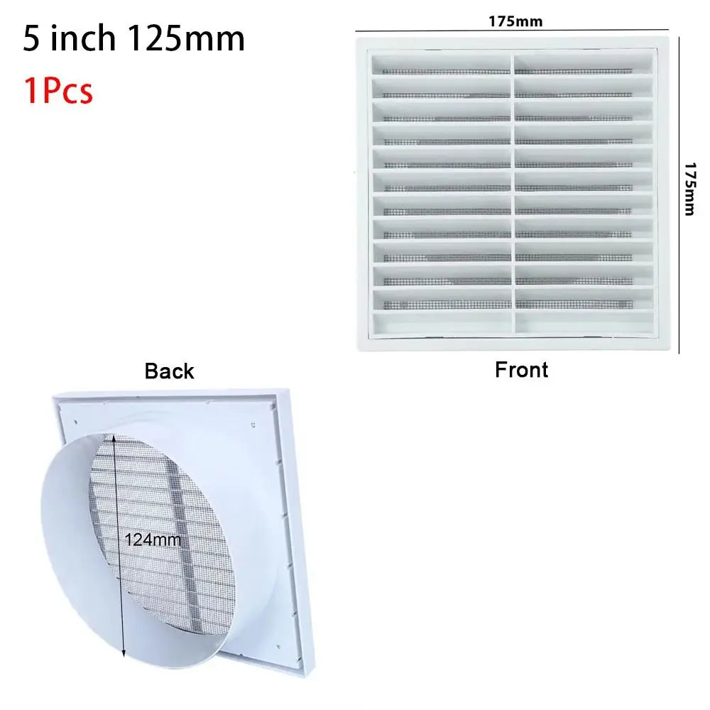 Wall Ceiling Grille Air Outlet Pipeline Ventilation Plastic Fresh
