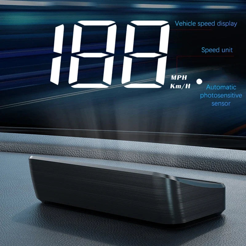 Car Speedometer HUD GPS Head Up Display Digital Speed Meter