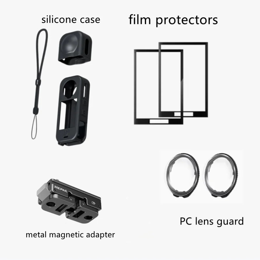 Insta360 X4 Air Protective Case, Lens Guard & Screen Protector Kit