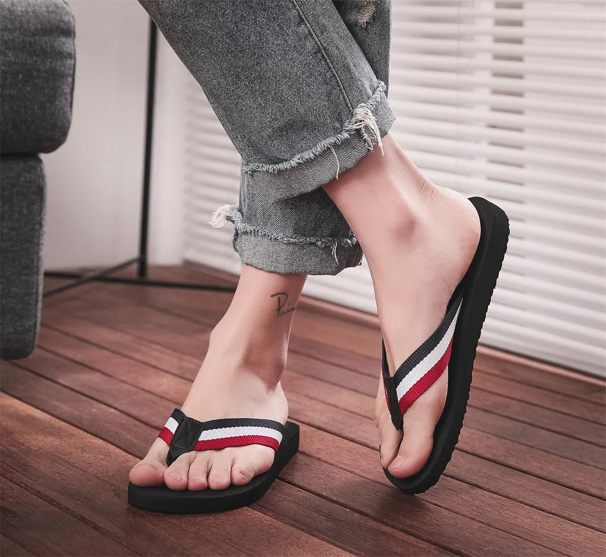 Men's EVA Flip Flops – Beach Slippers, Indoor & Outdoor
