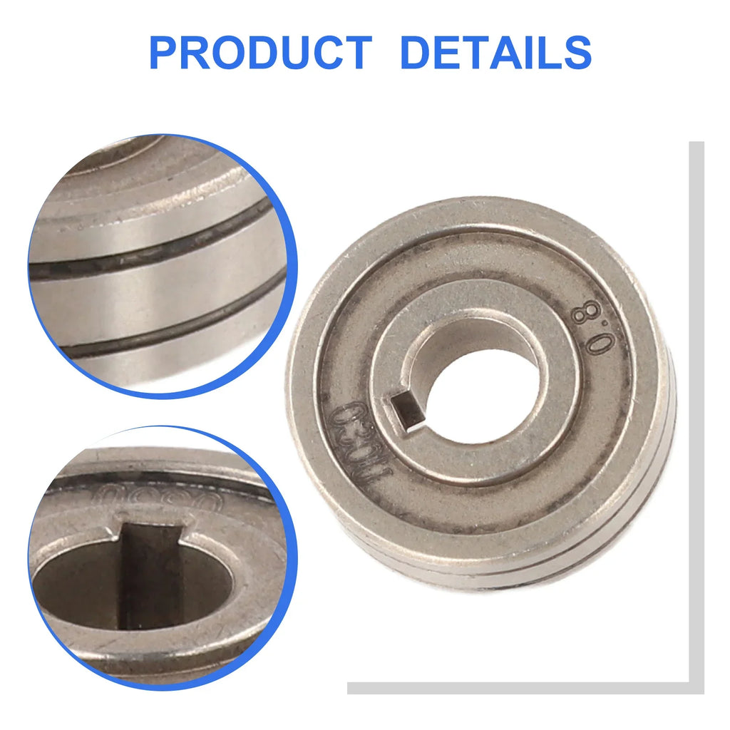 MIG Welder Wire Feed Guide Wheel – V & U Groove 0.6–1.2mm