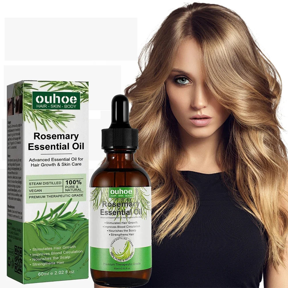 Rosemary Essential Oil for Hair Growth & Strengthening – 60ml