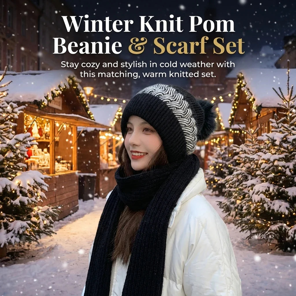 Women's Winter Knitted Hat | Thickened Earflap Cycling Cap