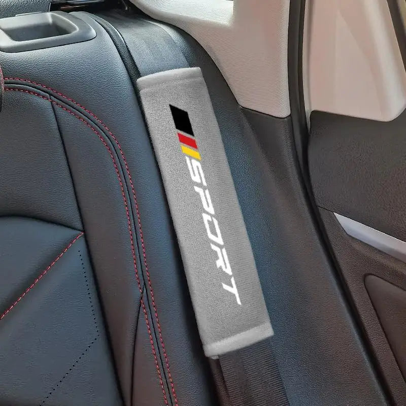 Soft Velveteen Car Seat Belt Cushion | 7 Colors, Universal Fit