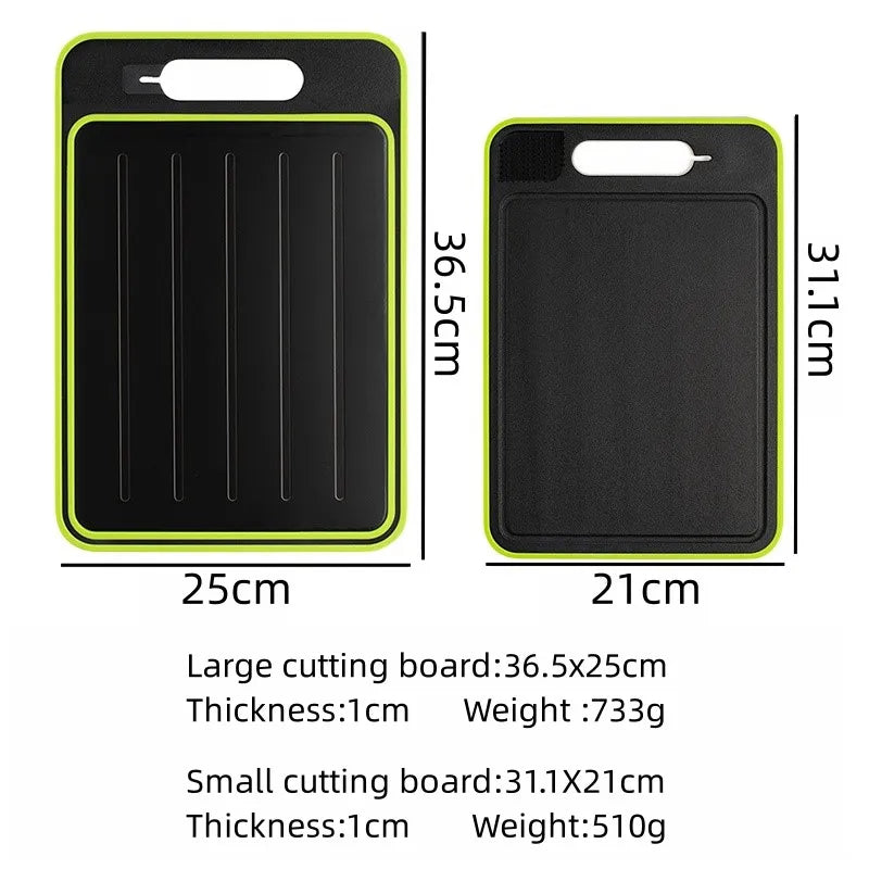 Aluminum Defrost Cutting Board – Grinder & Knife Sharpener