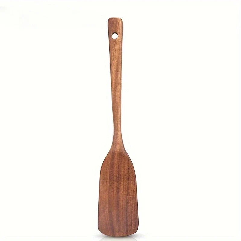 KEMORELA Acacia Wood Spatula Set – Food-Safe Kitchen Utensils