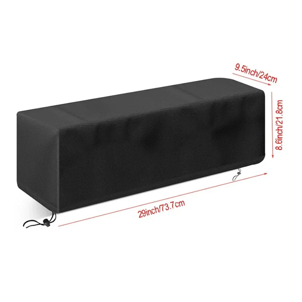 28-Inch Waterproof Rectangular Patio Fireplace Cover | 210D Oxford