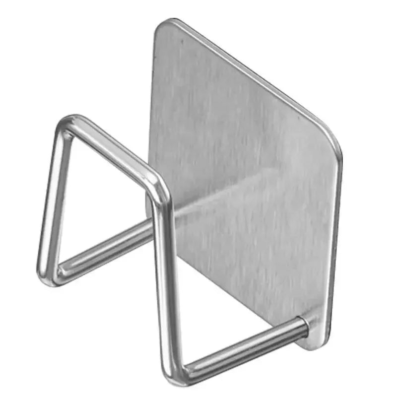 Stainless Steel Sink Sponge Holder | Self-Adhesive Wall Rack