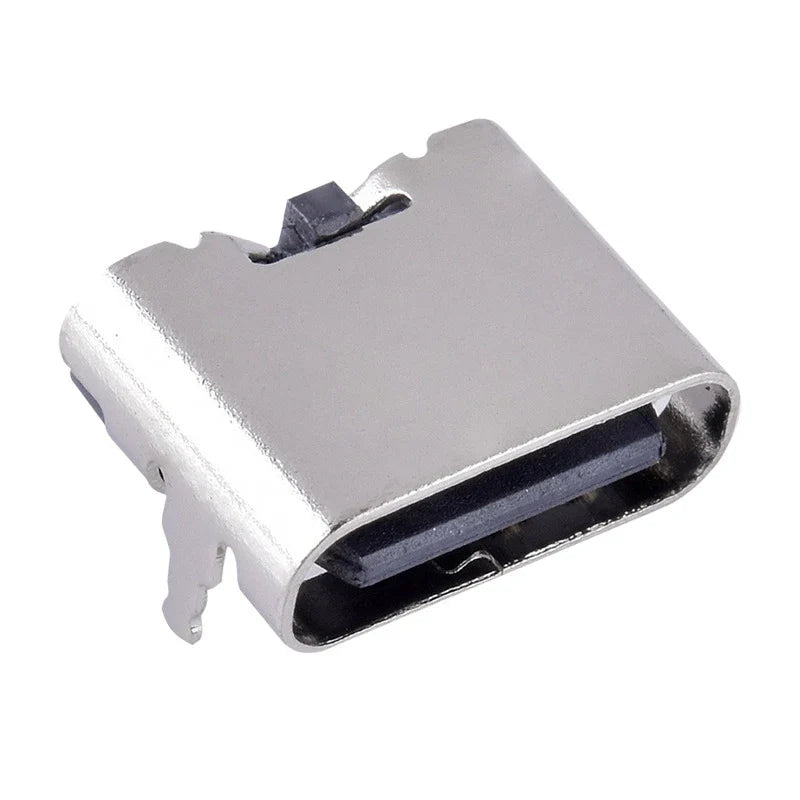 10Pcs USB 3.1 Type-C Female Connector Socket 2-Pin Power Jack