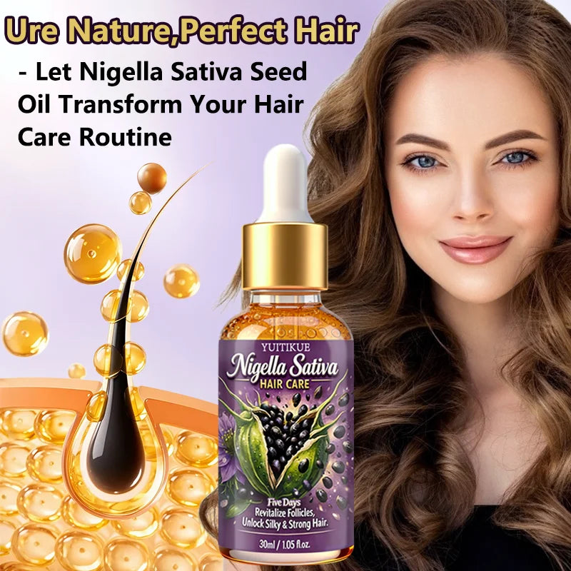 YUITIKUE Nigella Sativa Hair Oil – Scalp & Strengthening Oil