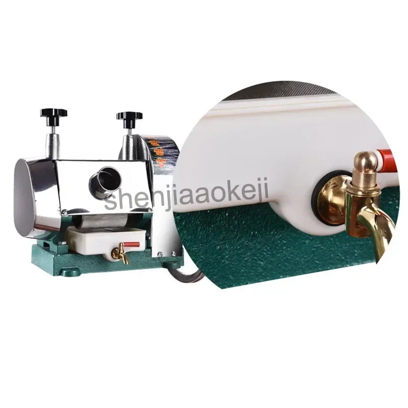 Manual Hand Crank Sugar Cane Juicer – Stainless Steel 50kg/H