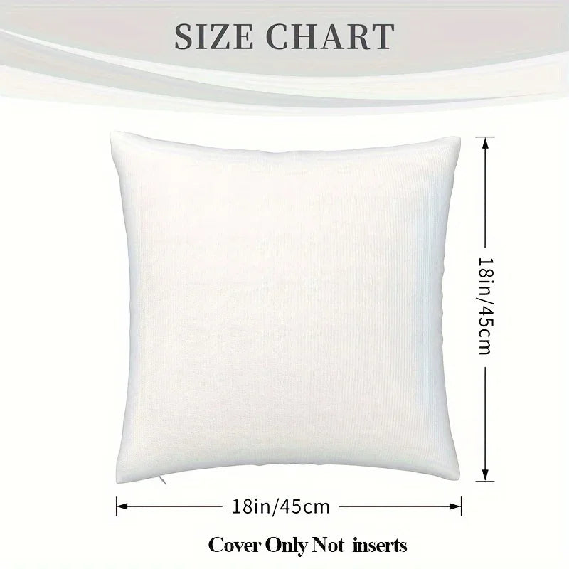 Cartoon Plush Pillow Cover 17.7x7.7" – Zipper Pillowcase