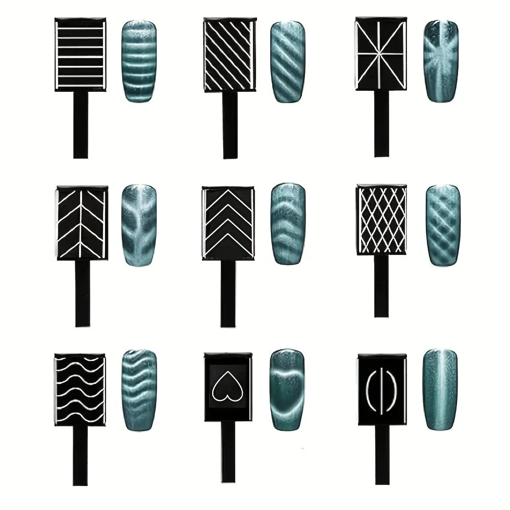 Cat Eye Nail Magnet Set – Nail Art Magnet Tool Kit
