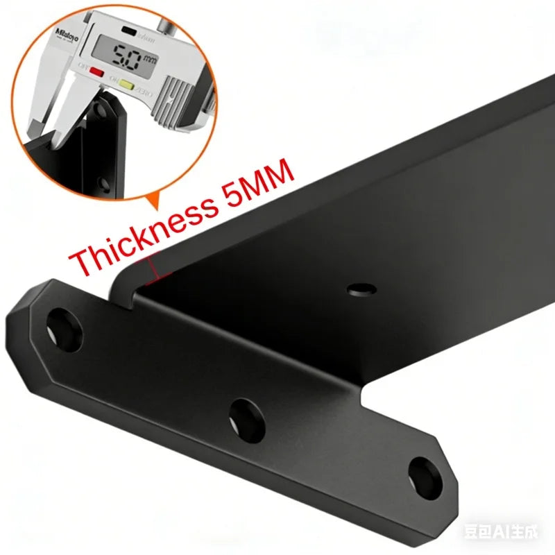 Heavy Duty Floating Shelf Brackets 400kg Hidden Wall Mount 2 Pack