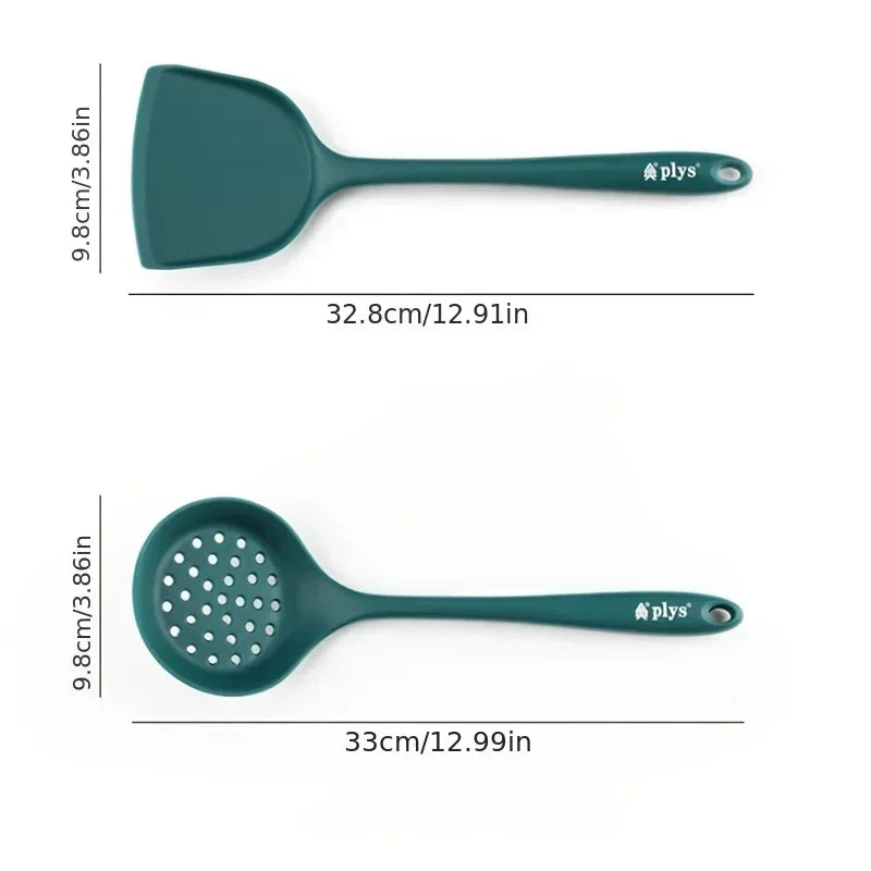 PLYS 5-Piece Silicone Spatula Cooking Utensil Set
