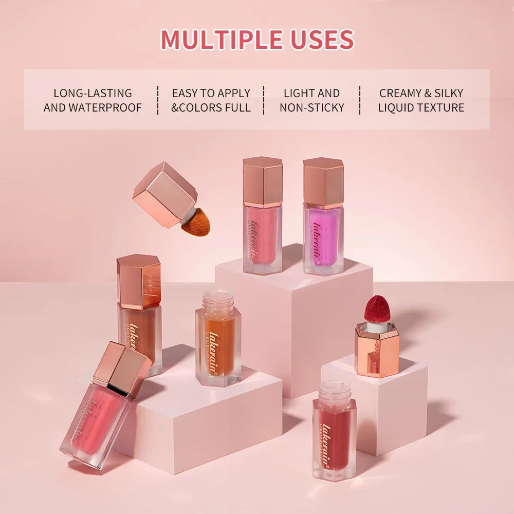 Lakerain Liquid Blush – Waterproof Matte Velvet, 6 Shades