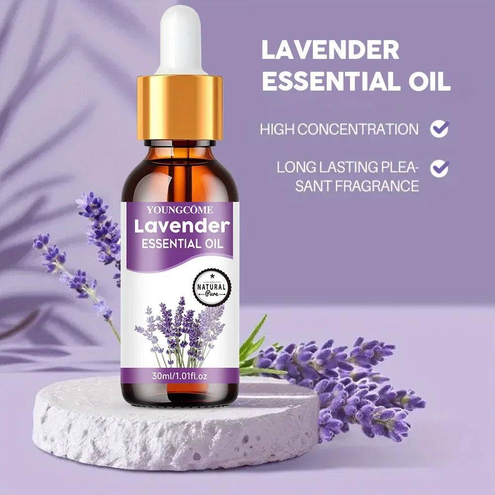 Lavender & Grapefruit Massage Body Oil – Moisturizing Skin Care
