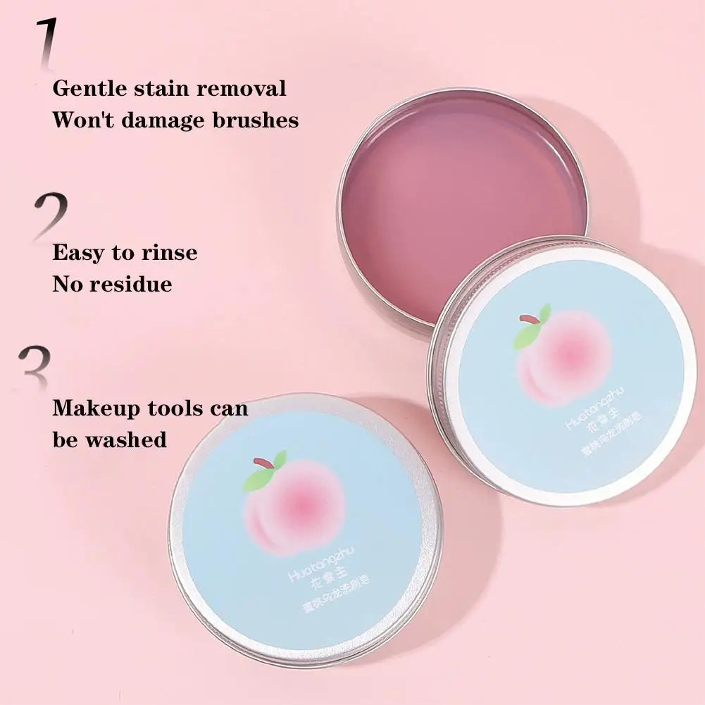 Makeup Brush Cleaner Soap & Silicone Mat – Deep Cleans Tools