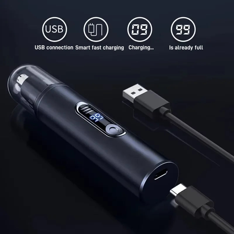 Mini Nose & Ear Hair Trimmer | Rechargeable, Waterproof, Unisex
