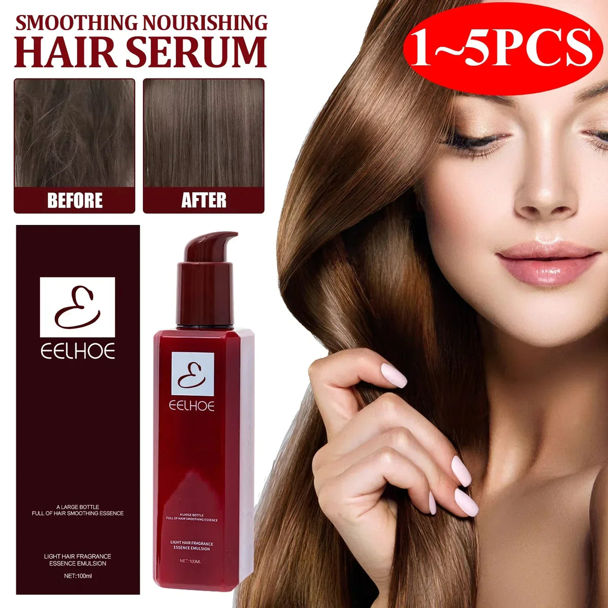 Eelhoe Leave-In Hair Conditioner Essence | Frizz & Dry Hair